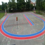 Daily Mile Playground Running Course in Roundyhill 1