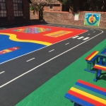 Daily Mile Playground Running Course in Hollins Lane 4