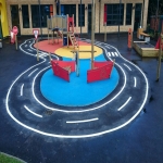Daily Mile Playground Running Course in Upper Race 1